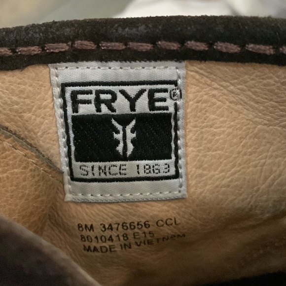 FRYE Parker Moc Short Suede Lace Up Boots - Picture 7 of 15